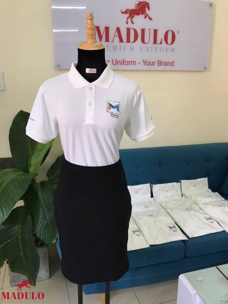 Mẫu áo thun đồng phục MADULO cho nhân viên