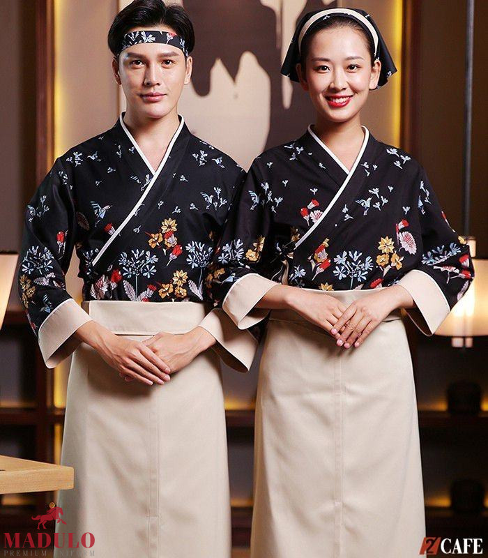 Đồng phục nhà hàng Nhật cách tân